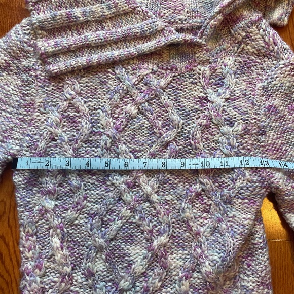 Y2K Guess Pastel Sweater size Small Cable Knit - Picture 5 of 6